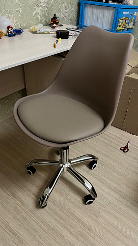 Компьютерное кресло Kolin с подушкой clear / white фото покупателя 197