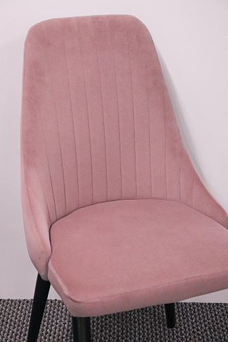 Стул на металлокаркасе Kora dark gray / black из шоурума 16