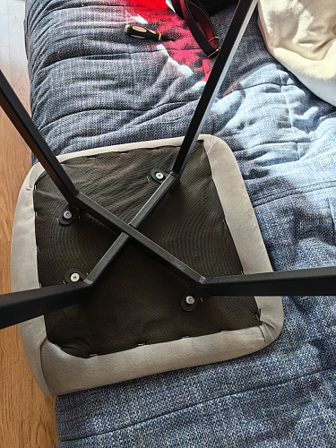 Стул на металлокаркасе Чилли бирюзовый / черный фото покупателя 689