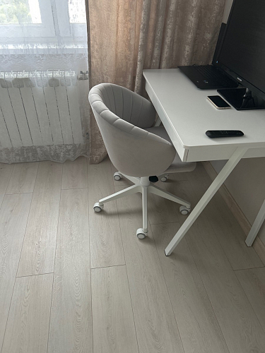 Кресло Корсо темно-серое / белый каркас фото покупателя 20