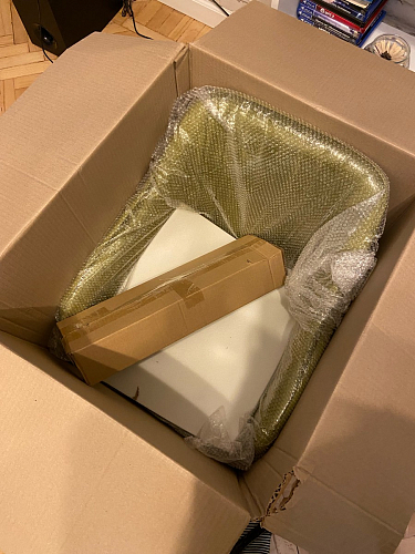 Стул на металлокаркасе Slam синий фото покупателя 104