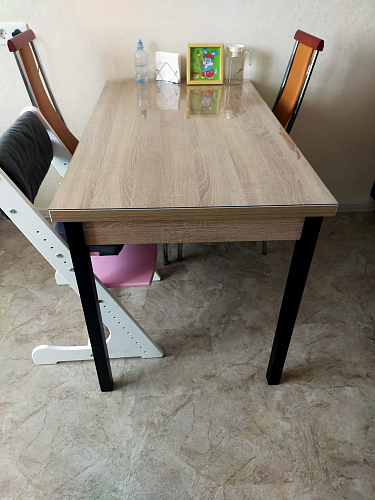 Стол Оригон файерстоун / черный матовый фото покупателя 60