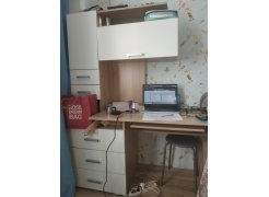 Стол компьютерный Джаз-17 белый правый фото покупателя 9