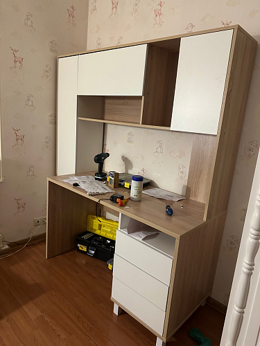 Компьютерный стол Комфорт 12.95 N дуб сонома / темно-серый фото покупателя 22