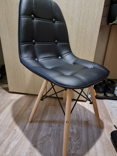 Деревянный стул Kvadro серый фото покупателя 5