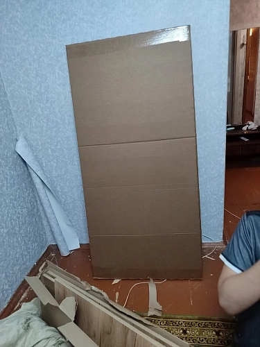 Двуспальная кровать Таика 160х200 дуб золотой / камень темный фото покупателя 6