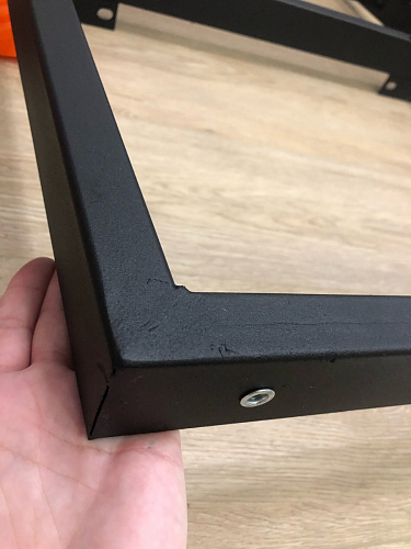 Стол Лота Лофт 120 32 мм бетон / черный матовый фото покупателя 151