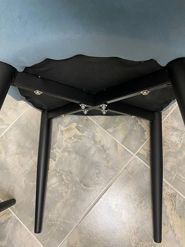 Стул на металлокаркасе Kora green / black фото покупателя 172