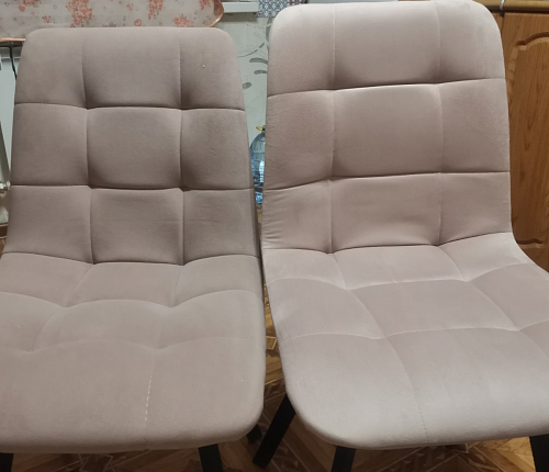 Стул на металлокаркасе Чилли светло-серый / белый каркас фото покупателя 635