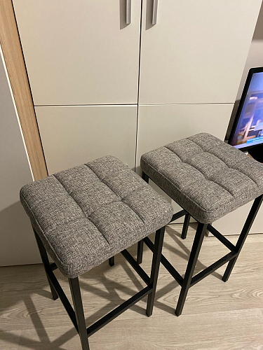 Барный стул Лофт катания минт / белый матовый фото покупателя 129