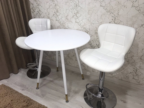 Стол круглый Bianka 80 white фото покупателя 12