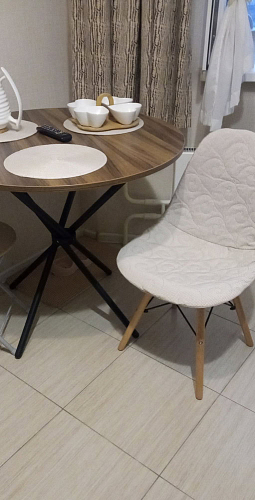 Стул Сindy Eames/Синди Имс мод. 001 yellow / natural фото покупателя 69