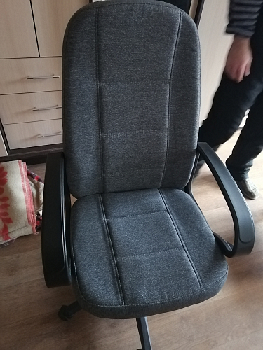 Компьютерное кресло CH747 черный, ткань фото покупателя 6