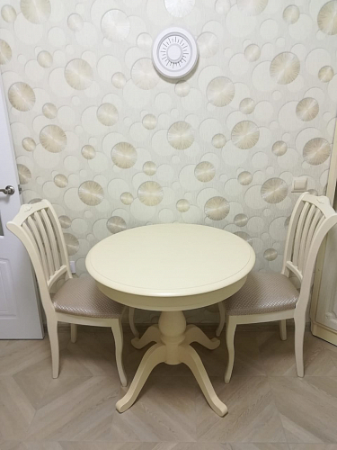 Деревянный стул Виньетта орех / мерц белый люкс фото покупателя 18