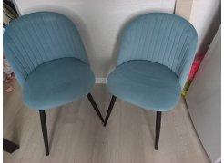 Стул на металлокаркасе Gabi 1 light purple / black фото покупателя 400