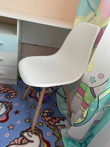 Пластиковый стул Eames PC-015 желтый фото покупателя 82