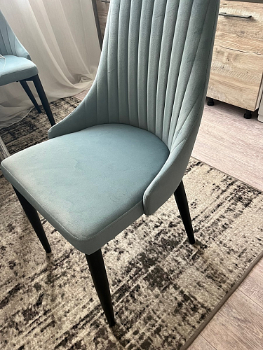 Стул на металлокаркасе Kora black / gray фото покупателя 332