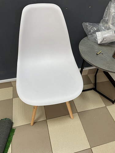 Стул Cindy Eames mod. 001 white / natural фото покупателя 22