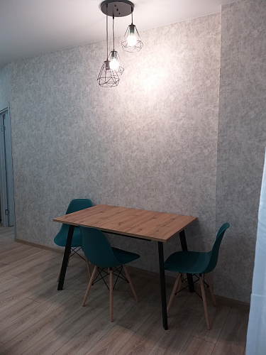 Стол раскладной Колон Лофт 120 32 мм дуб галифакс табако / черный матовый фото покупателя 47