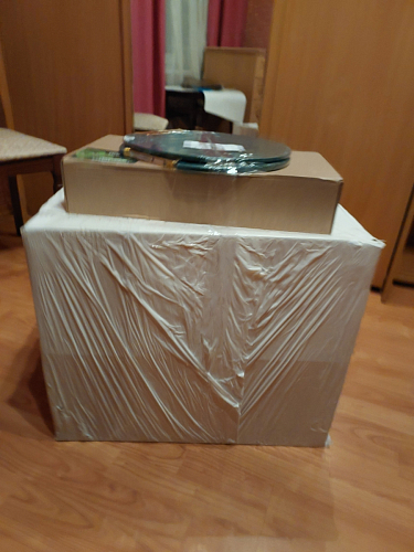 Стул на металлокаркасе Чилли синяя ткань / белый фото покупателя 874