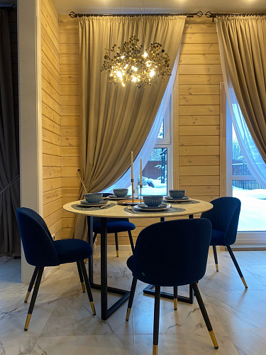 Стул на металлокаркасе Gabi 1 light purple / black фото покупателя 18