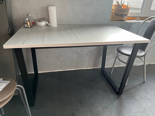 Деревянный стол Лота Лофт 140х80 черный матовый / бетон светлый фото покупателя 603