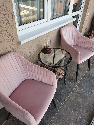 Стул на металлокаркасе Slam синий фото покупателя 14