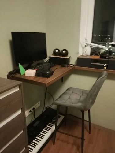 Полубарный стул Стронг темно-серый / черный фото покупателя 41