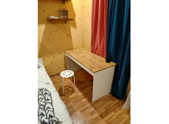 Письменный стол Сантия 120 дуб вотан / белый фото покупателя 11