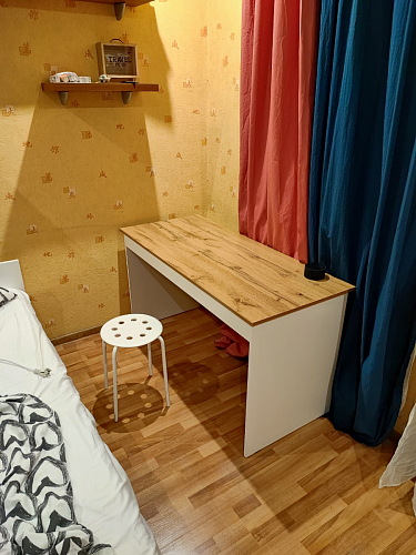 Письменный стол Сантия 120 дуб вотан / белый фото покупателя 11