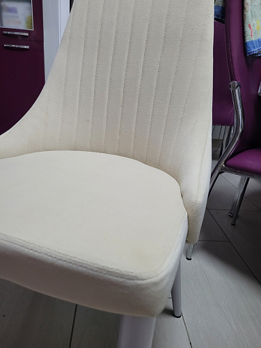 Стул на металлокаркасе Kora light purple / black фото покупателя 420