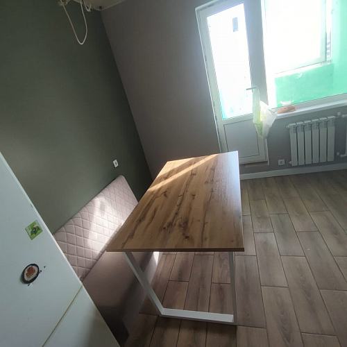 Стол раскладной Лота Лофт 120 25 мм юта / черный матовый фото покупателя 807