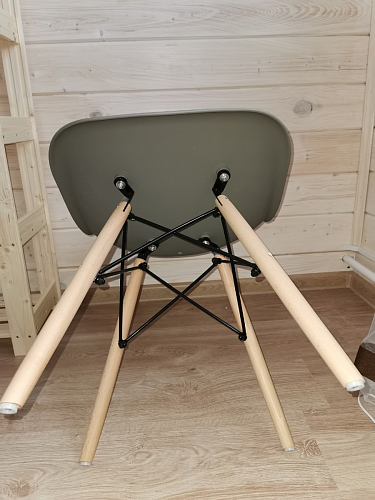 Пластиковый стул Eames PC-015 желтый фото покупателя 76