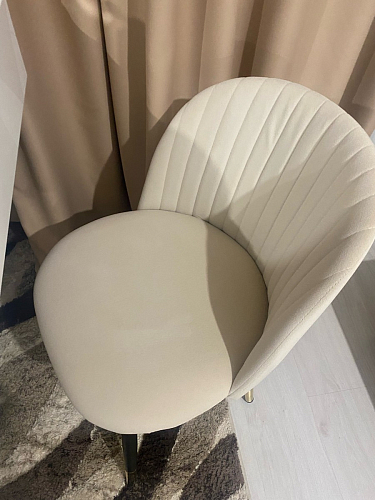 Стул на металлокаркасе Gabi latte / gold / black фото покупателя 328