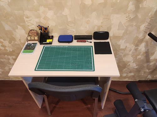 Стол письменный Kiwi дуб молочный  - Уцененный экземпляр фото покупателя 16