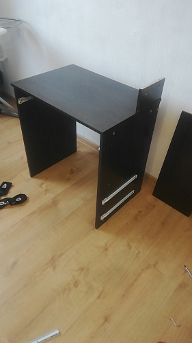 Стол компьютерный Джаз-24 правый венге фото покупателя 140