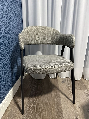 Стул на металлокаркасе Twin gray / black фото покупателя 22