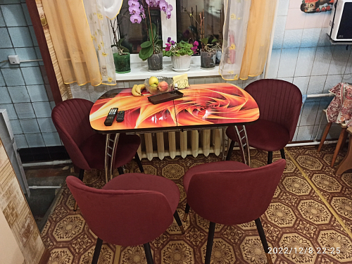 Стул на металлокаркасе Gabi gray / black фото покупателя 114