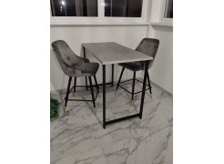 Барная стойка Дилан Лофт 120х60х90 бетон фото покупателя 78