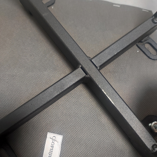 Стул на металлокаркасе Чилли синяя ткань / белый фото покупателя 253