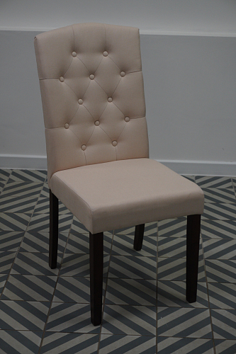 Стул Menson dark walnut / fabric cream из шоурума 2