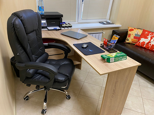 Письменный стол СПм-25 правый белый фото покупателя 74