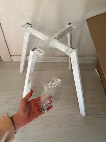 Стул на металлокаркасе Чилли бежевый / белый каркас фото покупателя 1151