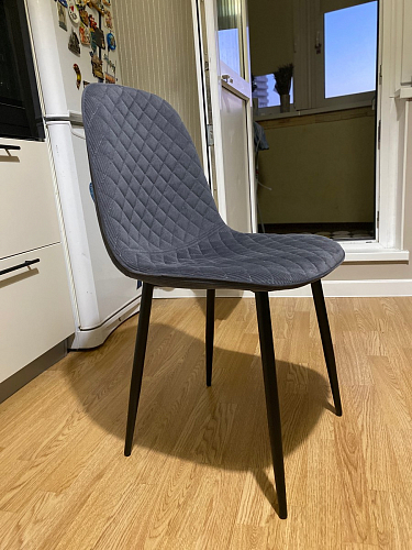 Стул на металлокаркасе Capri dark beige / white фото покупателя 44