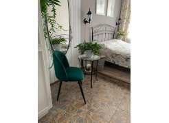 Стул на металлокаркасе Gabi blue / black фото покупателя 296