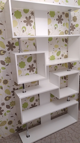 Стеллаж СТ-2 дуб сонома / белый фото покупателя 4