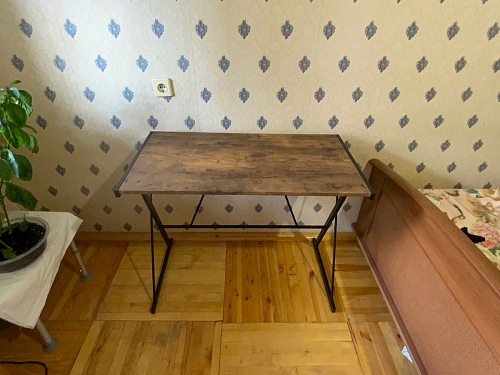 Письменный стол Wd-09/Вд-09 burnt/обгоревшее дерево фото покупателя 5