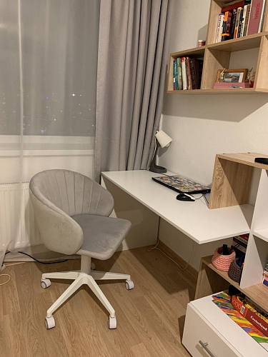 Компьютерное кресло Пард confetti silver серый / черный фото покупателя 195