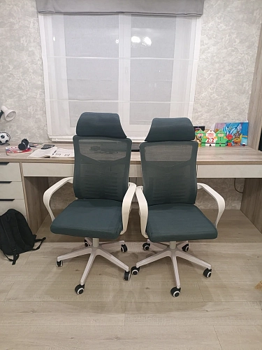 Компьютерное кресло Montana light gray / white фото покупателя 20