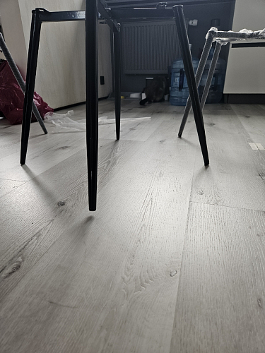 Стул на металлокаркасе Седа К латте / черный фото покупателя 124